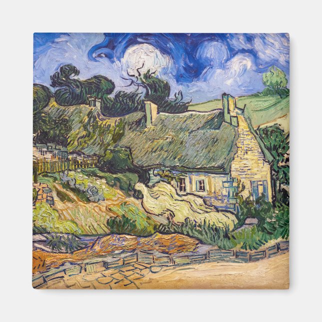 Íman Vincent Van Gogh - Cabanas de Cordeville (Frente)
