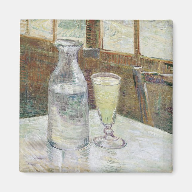 Íman Vincent Van Gogh Café Mesa com Absinthe (Frente)