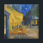 Íman Vincent van Gogh - Cafe Terrace à Noite<br><div class="desc">Cafe Terrace no Place du Forum na Noite - Vincent van Gogh,  1888</div>