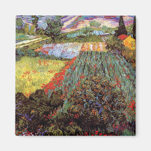 Íman Vincent Van Gogh - Campo com Papoulas Arte Fino