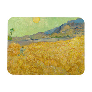 Íman Vincent van Gogh - Campo de Trigo com Ceifador