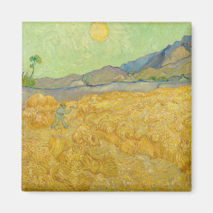 Íman Vincent van Gogh - Campo de Trigo com Ceifador
