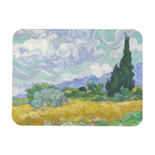 Íman Vincent Van Gogh, Campo de Trigo com Cipras