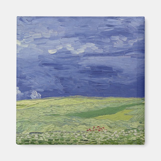 Íman Vincent van Gogh | Campos de rodas em Thundercloud (Frente)