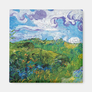 Íman Vincent Van Gogh - Campos de Trigo Verde em Auvers