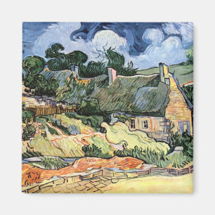 Íman Vincent van Gogh - casas de campo Thatched em