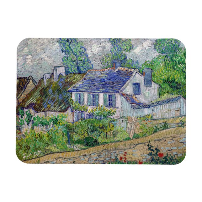 Íman Vincent van Gogh - Casas em Auvers (Horizontal)