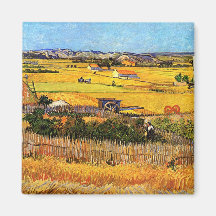 Vincent Van Gogh - Colheita em La Crau Arte Fina