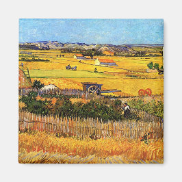 Íman Vincent Van Gogh - Colheita em La Crau Fine Art