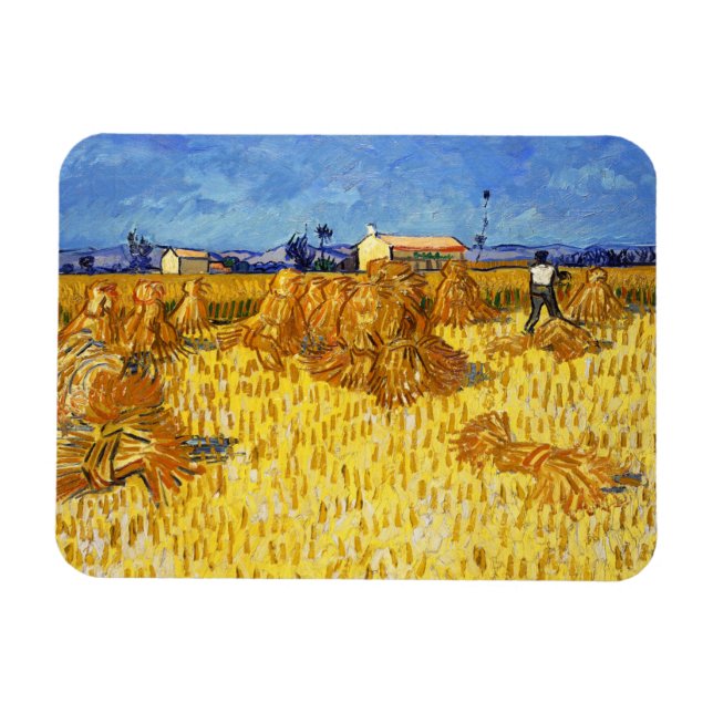 Íman Vincent van Gogh - Colheita na Provença (Horizontal)