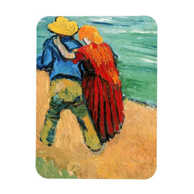 Íman Vincent van Gogh - Dois Amantes (Vertical)