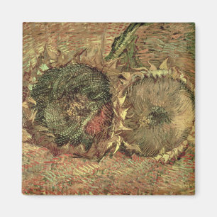 Íman Vincent van Gogh   dois girassóis cortados, 1887