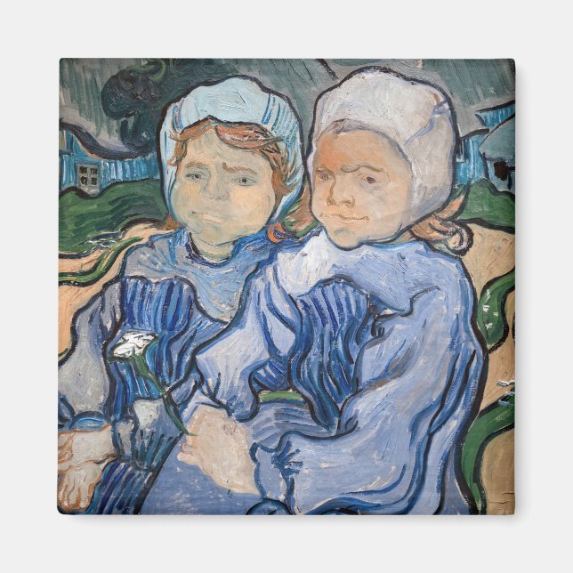 Íman Vincent van Gogh - Duas Meninas Pequenas (Frente)