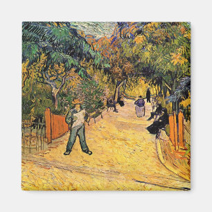 Íman Vincent van Gogh - Entrada do Parque Público, Arle