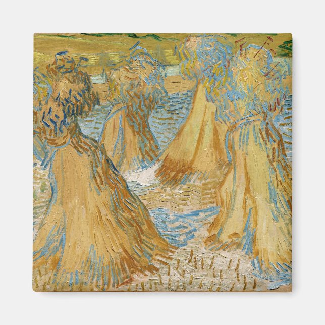 Íman Vincent van Gogh - Feixes de Trigo (Frente)