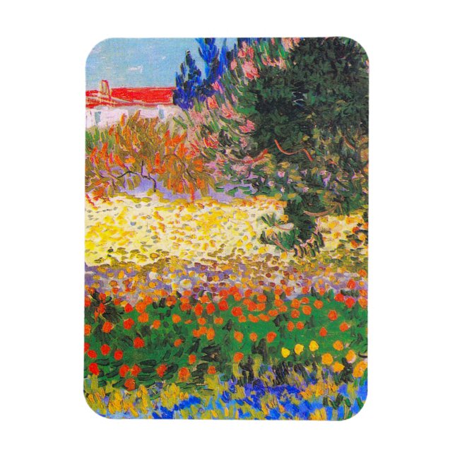 Íman Vincent Van Gogh Flor Garden (Vertical)