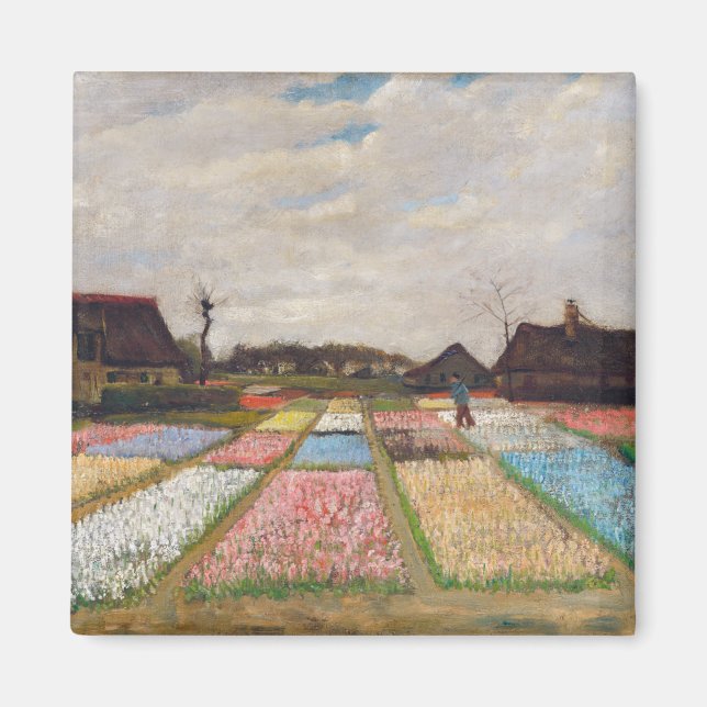 Íman Vincent van Gogh - Flores na Holanda (Frente)
