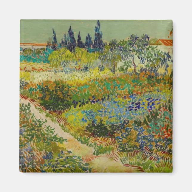 Íman Vincent Van Gogh Garden em Arles (Frente)