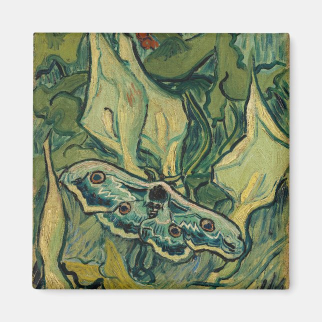 Íman Vincent van Gogh - Giant Peacock Moth (Frente)