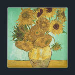 Íman Vincent van Gogh | Girassóis, 1888<br><div class="desc">Número da Coleção de Imagens: BAL20294 Girassóis,  1888 (óleo na canvas). Gogh,  óleo Vincent van (1853-1890) na canvas. Neue Pinakothek,  Munique,  Alemanha. 1888</div>