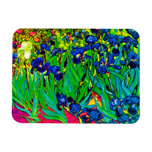 Íman Vincent Van Gogh - Íris - Amante de Flores Pop Art