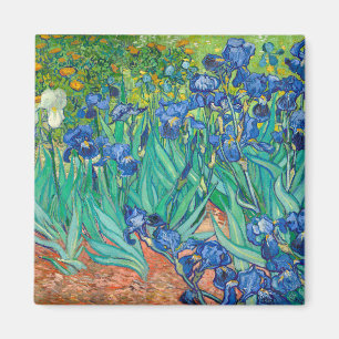 Íman Vincent Van Gogh Irises Floral Vintage Fine Art