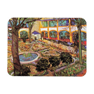 Íman Vincent Van Gogh - Jardim do Hospital em Arles