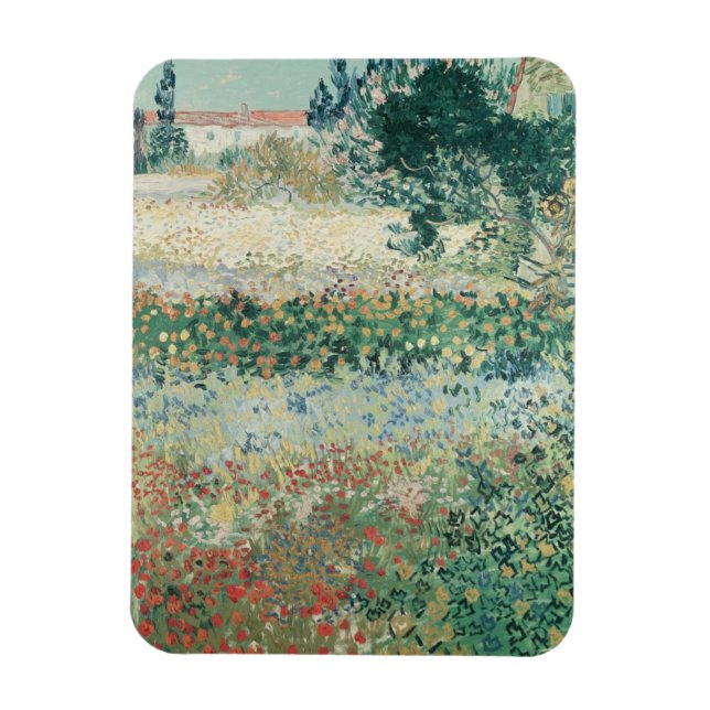 Íman Vincent van Gogh | Jardim em Bloom, Arles, 1888 (Vertical)