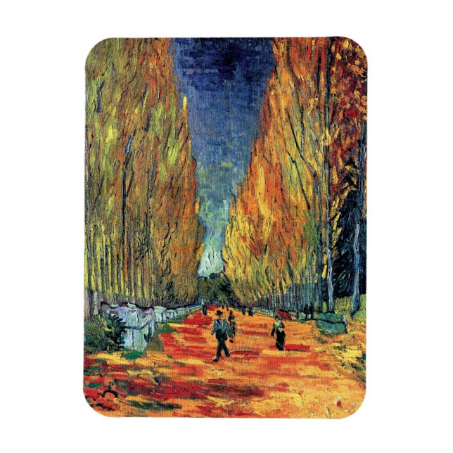Íman Vincent van Gogh - Les Alyscamps (Vertical)