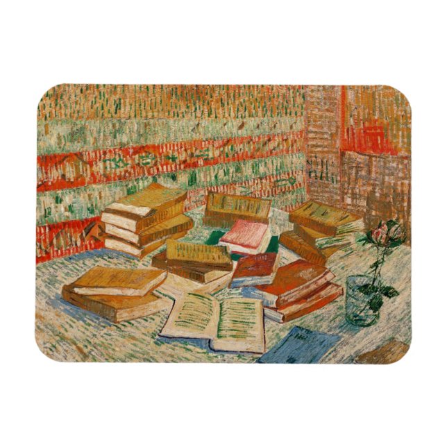Íman Vincent van Gogh | Livros Amarelos, 1887 (Horizontal)
