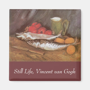 Íman Vincent van Gogh - Mackerels, Lemons e Tomates