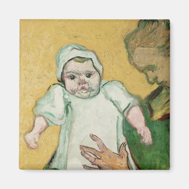 Íman Vincent van Gogh | Madame Roulin e seu bebê (Frente)