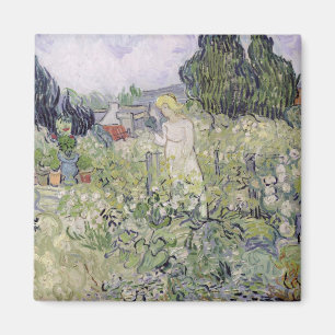 Íman Vincent van Gogh   Mademoiselle Gachet no jardim