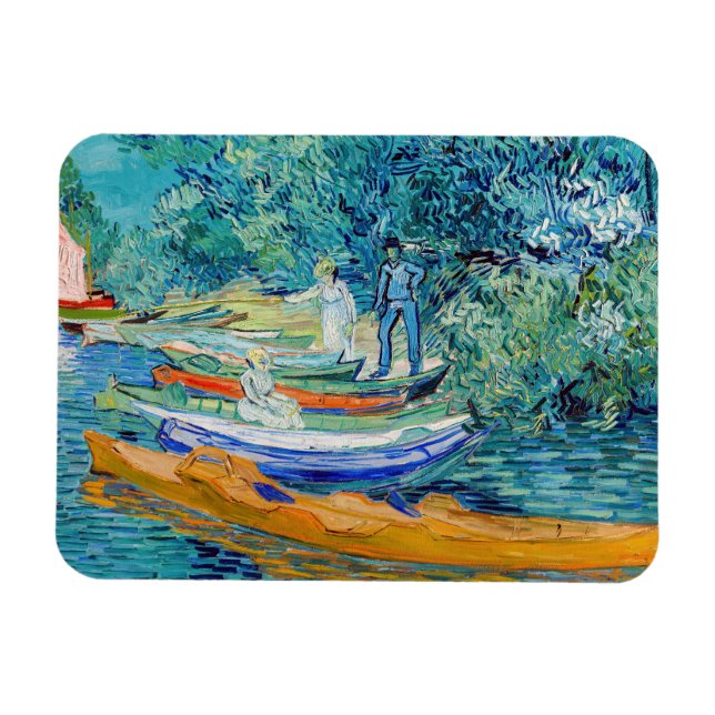 Íman Vincent van Gogh - Margem do Oise em Auvers (Horizontal)