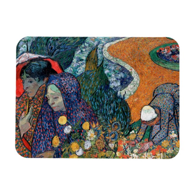 Íman Vincent Van Gogh - Memória do Jardim em Etten (Horizontal)