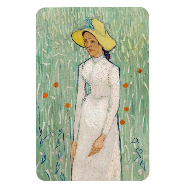 Íman Vincent van Gogh - Menina de Branco (Vertical)