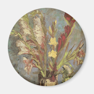 Íman Vincent van Gogh - Nature Morta Vaso com Gladíolos
