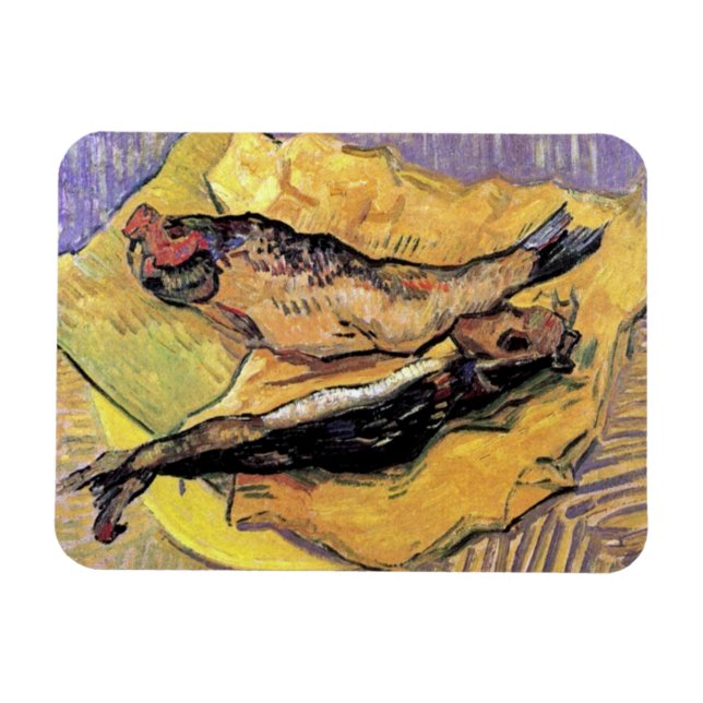 Íman Vincent Van Gogh - Natureza Morta Bloaters Arte Fi (Horizontal)