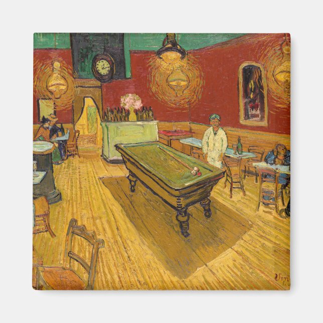 Íman Vincent van Gogh - O Café Noturno (Frente)