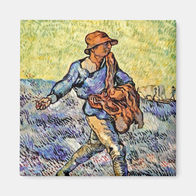 Íman Vincent Van Gogh - O Poder - Pintura De Belas Arte (Frente)