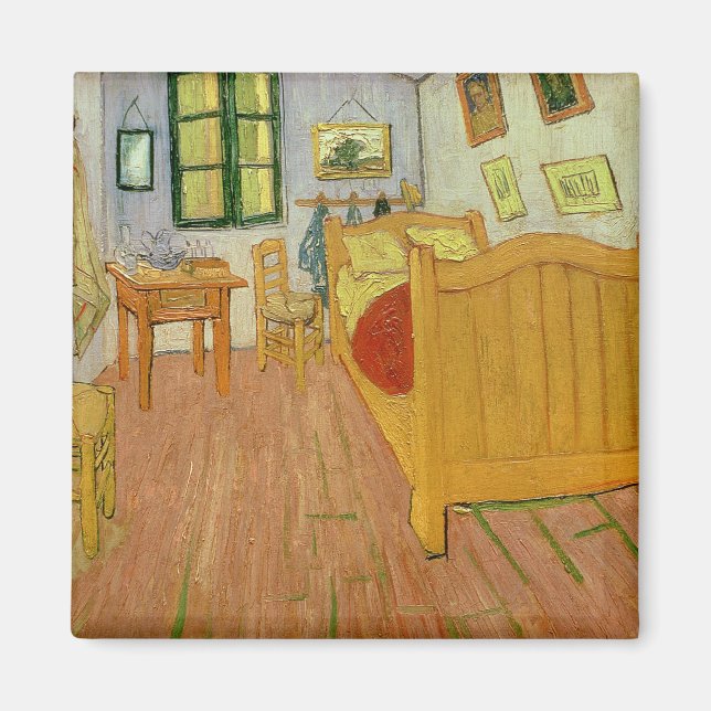 Íman Vincent van Gogh | O Quarto, 1888 (Frente)