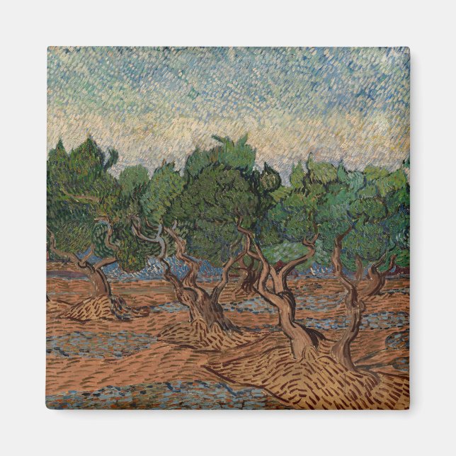Íman Vincent van Gogh - Olive Grove (Frente)
