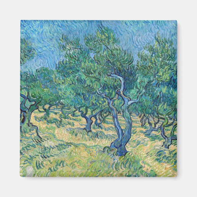 Íman Vincent van Gogh - Olive Grove (Frente)