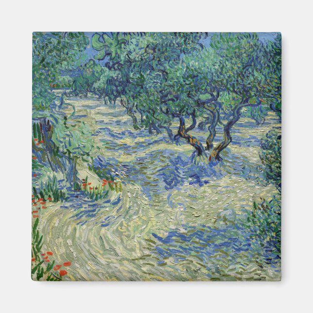 Íman Vincent van Gogh - Olive Orchard (Frente)