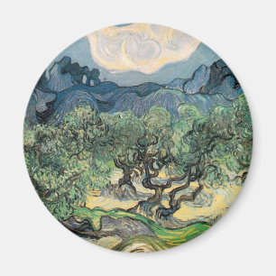 Íman Vincent van Gogh - oliveiras com o Alpilles
