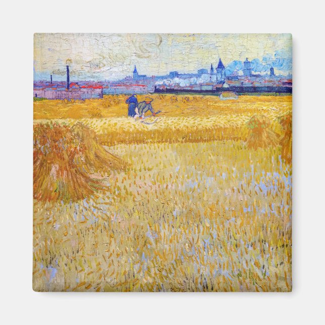 Íman Vincent van Gogh - Os Ceifeiros (Frente)