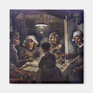 Íman Vincent Van Gogh Os Comedores de Batata Arte Fino