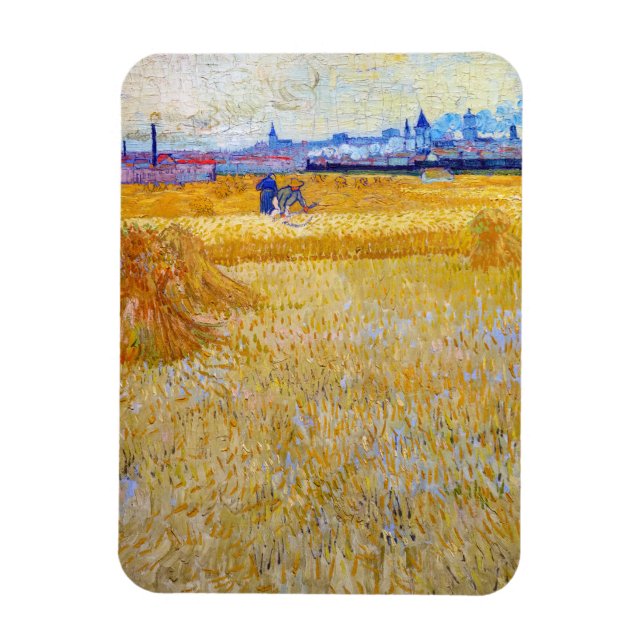 Íman Vincent van Gogh - Os Harvesters (Vertical)