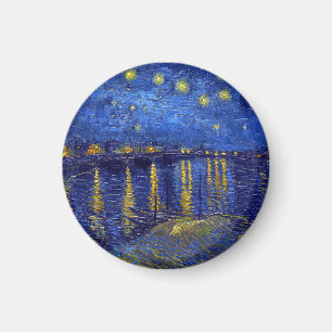 Íman Vincent Van Gogh, pintura A Noite Estrelada
