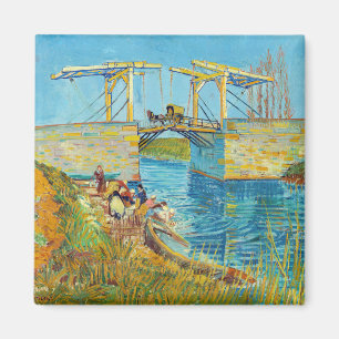 Íman Vincent van Gogh - Ponte Langlois em Arles #1
